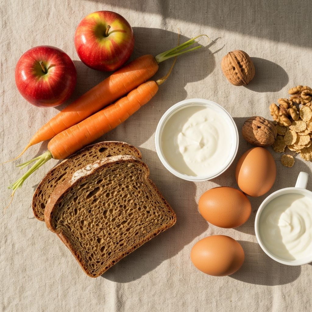 Auswahl von regionalen Lebensmitteln